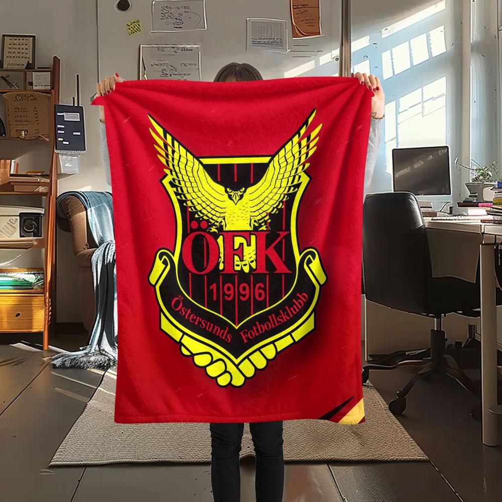 Östersunds FK FlAannel Blanket, High quality Comfortable for All Seasons, Home Decor, Warmth and Comfort