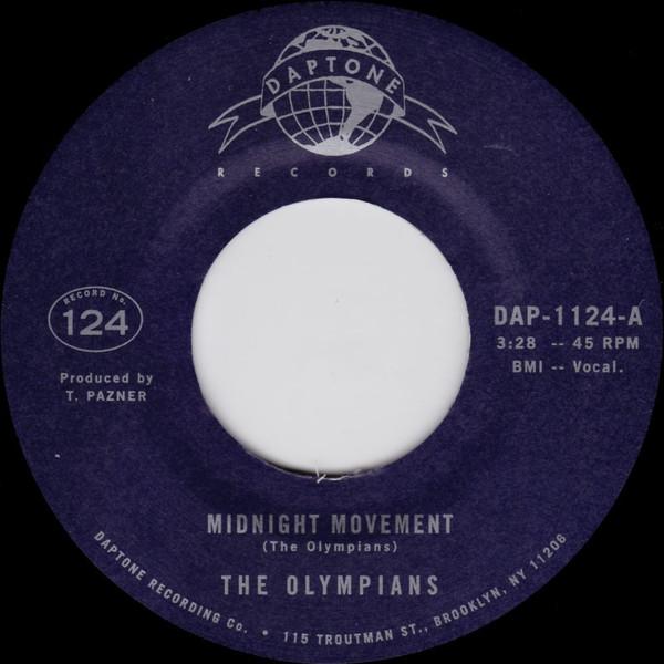 

7inch Record OLYMPIANS - Midnight Movement / Stand Tall DAP1124 DAPTONE 2019 US Soul/Funk