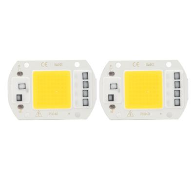 2 Pcs LED COB Chip High Power Driverless Integrated SMD Lamp Beads Light Efficient Flip COB Lamp Bead