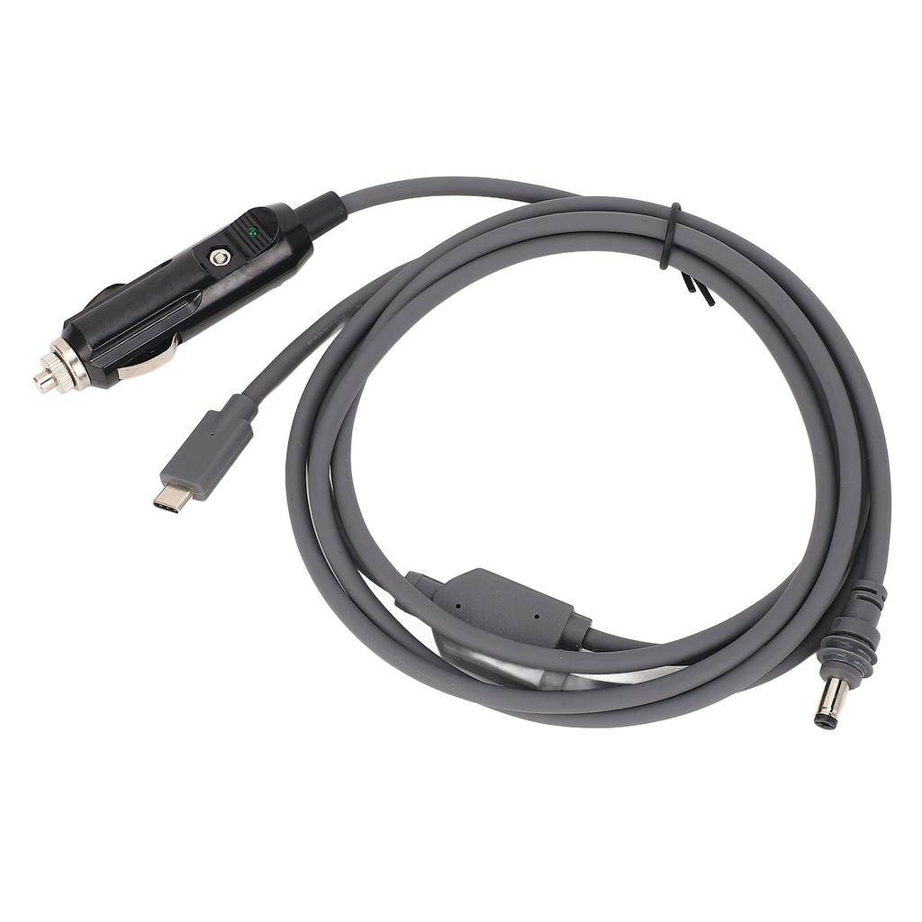 DC Power Cable 18AWG 2 In 1 Type C and Cigar Lighter Adapter To DC Power Cord for Mini Dish Antenna