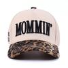 1 Stück Mommin Trucker-Kappe für Damen, bestickte Mama-Baseballkappe, verstellbare Leinwand-Vintage-Kappe für Freizeitkleidung
