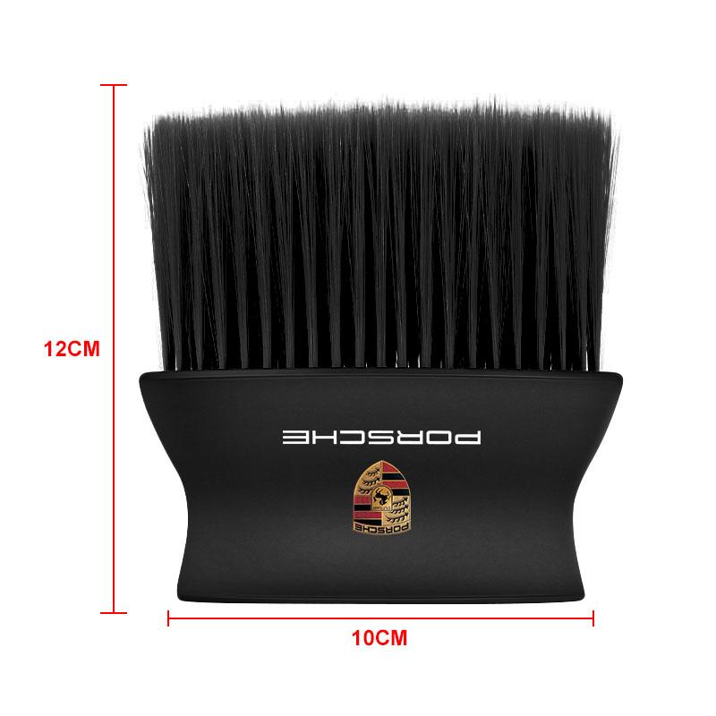 1Pcs Car Interior Cleaning Soft Brush Dashboard Air Conditioner Outlet Detail Brush For Porsche 911 928 944 968 Boxster Cayenne Macan Panamera