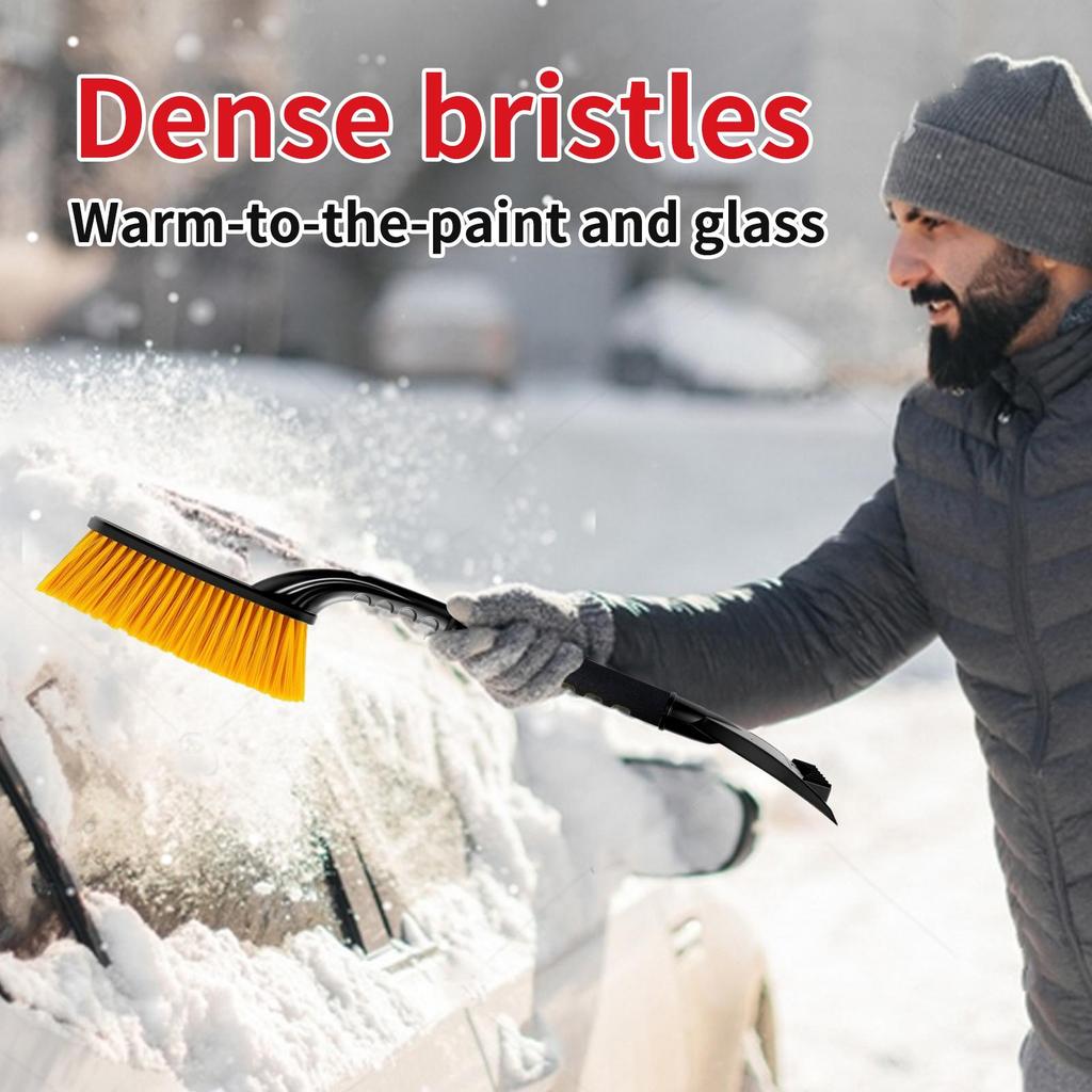 New Snow Brush For Car Windshield Ice Scraper Snow Brush Automotive Winter Accessories For Cleaning Trucks Vehicles Window Hood