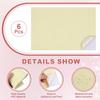 Uxcell 6-Pack Miniature Dollhouse Wallpaper, Adhesive PVC Flooring Wall, Dollhouse & Sand Table Model Accessory, 30x20cm (Beige)