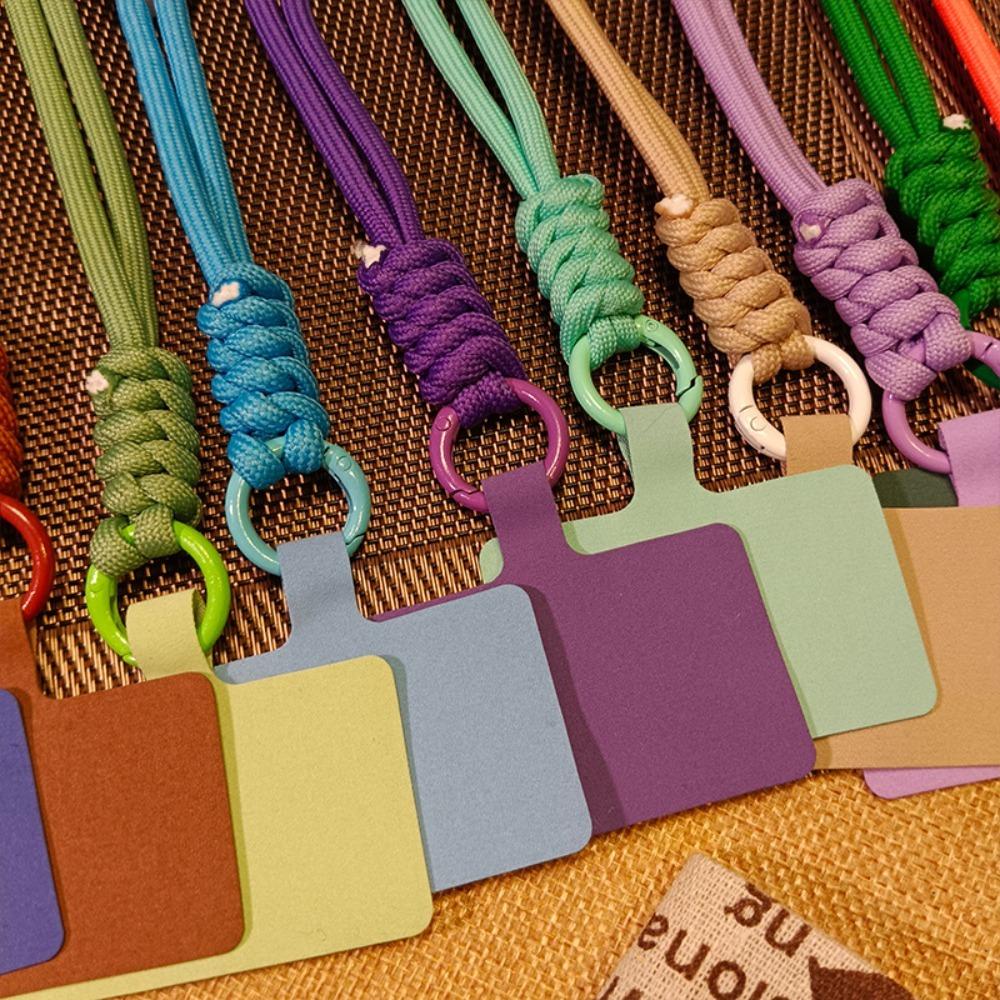Key Holder Phone Woven Lanyard Anti-lost Sling Woven Phone Rope Braided Phone Strap  Phone Pendant