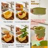 Kitchen Sink Drain Basket, Self-Cleaning Clog Prevention Mesh Filter Push Strainer for Kitchen and Bathroom - Automatic Food Waste Disposal