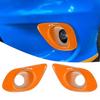 Orange Front Bumper Fog Light Lamp Cover Trim Accessories for Dodge Charger 15+