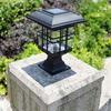 Solar Powered LED Pillar Lamp Outdoor Garden Yard Decorative Auto On/Off Light