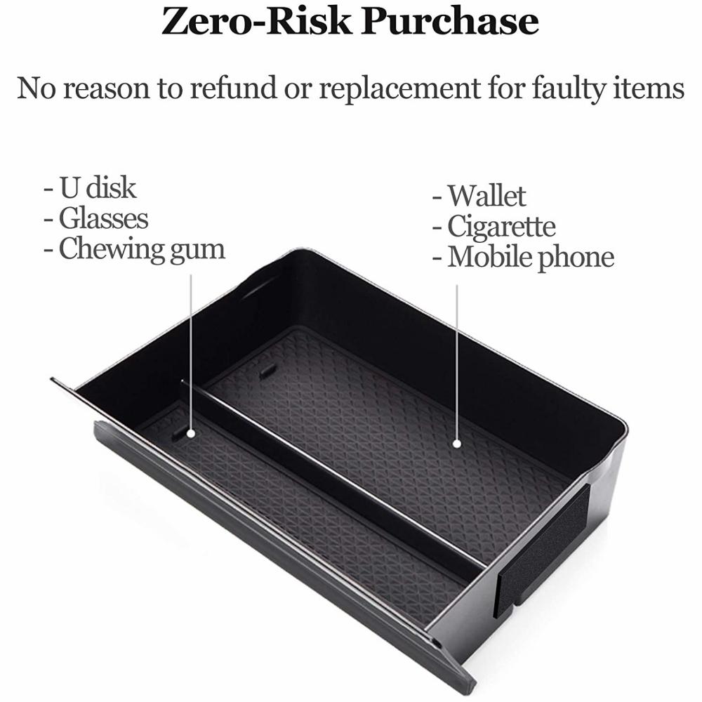 For Model S Model X Center Console Organizer Storage Box Custom For Left Hand Drive Tesla Model S Model X 2012-2025