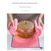 5pcs Kitchen Daily Dish Towel Cloth Kitchen Rag Non-stick Oil Thickened Table Cleaning Cloth Double-layer Absorbent Microfiber