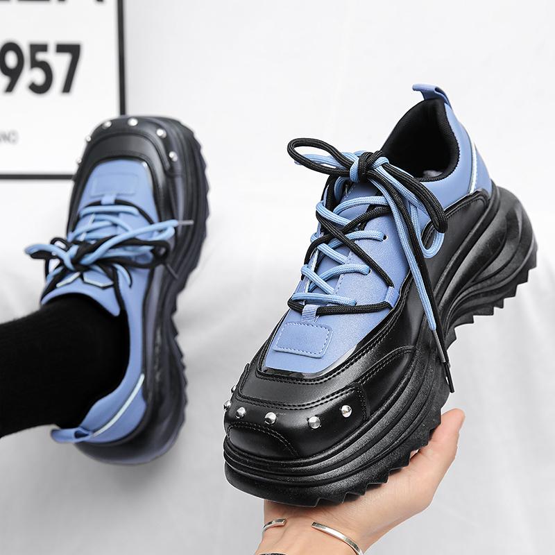 

Men s Popular Thick Soled Casual Shoes Fashionable and Versatile Trendy Student Shoes Korean Version Street Style Men s Shoes Comfortable Soft Sole No 39