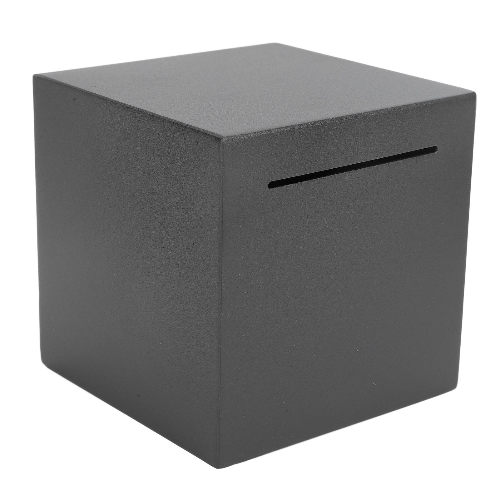 

Копилка из нержавеющей стали, устойчивая к падениям, большой вместимости, простого дизайна, копилка для денег, коробка для сбережений для взрослых и детей