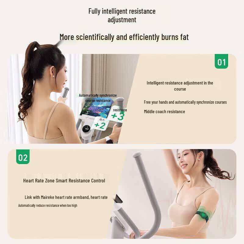 Merach Smart Elliptical Machine CN Plug (adapter Included)