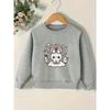 Kids Sweatshirt Cute Printed Pattern Simple Sweet Beauty Baby Spring Thin Round Neck Hoodie