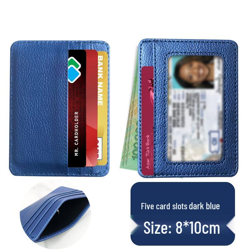 Exquisite Anti-Theft RFID Leather PU Card Holder: Universal, Spacious, & Stylish for Women