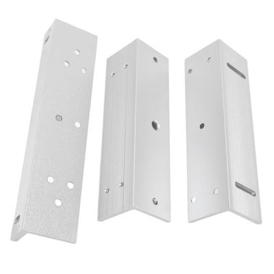 Inward Door Z L Bracket 180KG Holding Force Aluminum Alloy Z L Holder Stand for Electromagnetic Lock