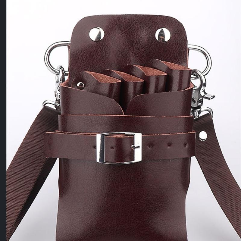 Hairdressing Tool Pouch Pet Clipers Holsters Adjustable Waist Belt Scissors Holder Case Detachable Pet Stylist Tools Bag