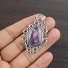 Natural Ametrine Gemstone 925 Sterling Silver Jewelry Designer Pendant 1.97" AJP-2467