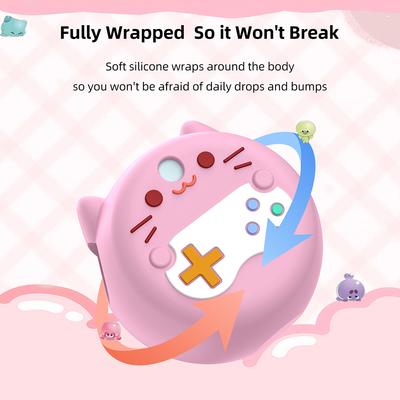 Silicone Case Protective Cover Anti-fall Silicone Protective Case with Lanyard for Punirunes Virtual Electronic Pets Accessories