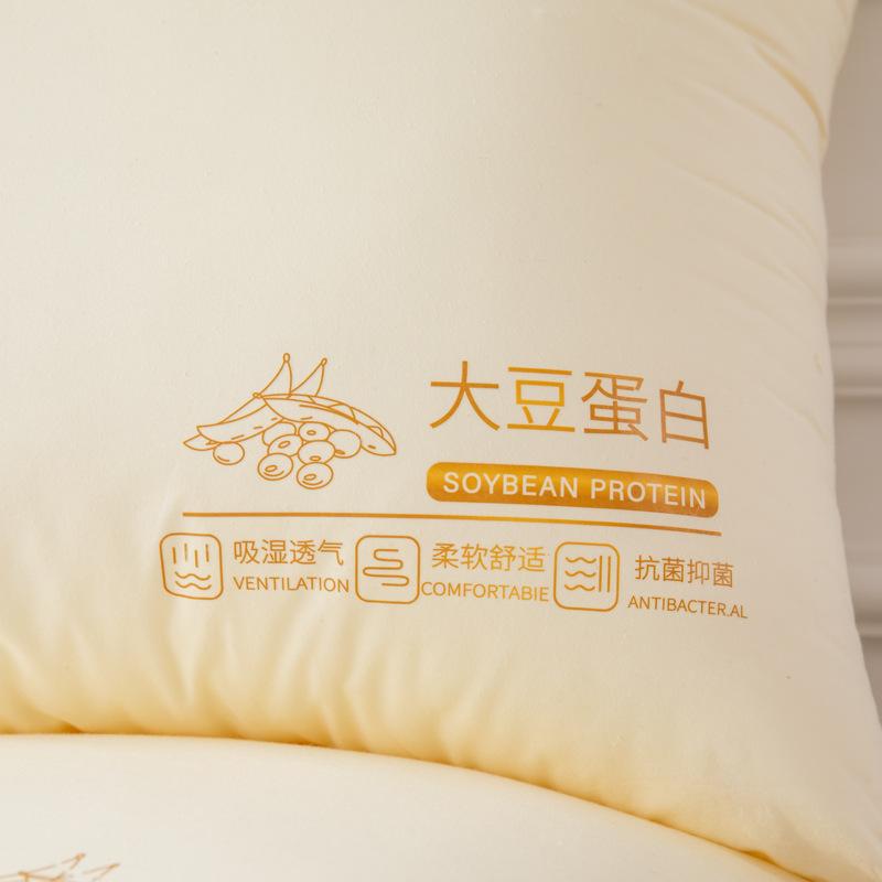 All-cotton Class A Soybean Non-collapse Pillow Pure Cotton Household Pillow Core Hotel Cervical Vertebrae Pillow Core