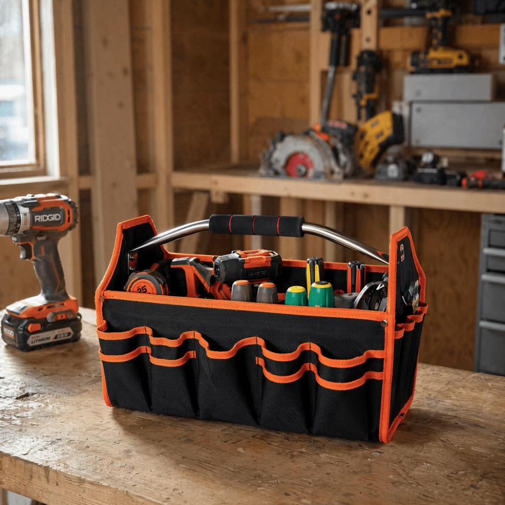 Large Capacity Large Storage Toolbag Waterproof Tool Kit Handbag Carpenter Work