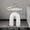 Supercrystalline stone negotiation living room home modern simple side table movable small round table minimalist