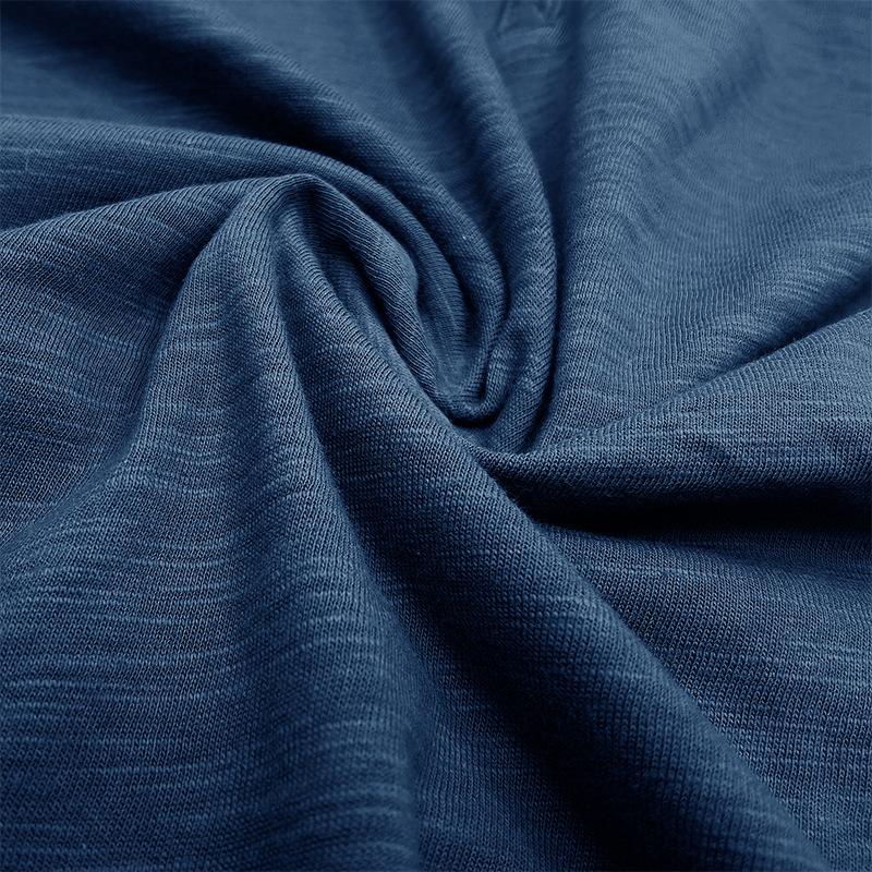 Men'S Sports Work Base Daily Wear T-Shirt Summer Men'S Solid Color Slim Fit Casual T-Shirt Short Sleeved Top