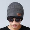 Adult and Children Winter Fleece Hat Scarf Thicken Knit Windproof Hats Bib Scarves Children Parent-child Hat