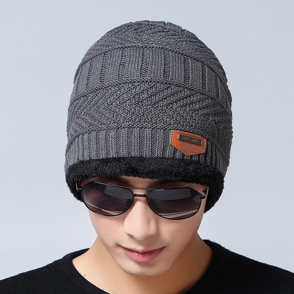Adult and Children Winter Fleece Hat Scarf Thicken Knit Windproof Hats Bib Scarves Children Parent-child Hat