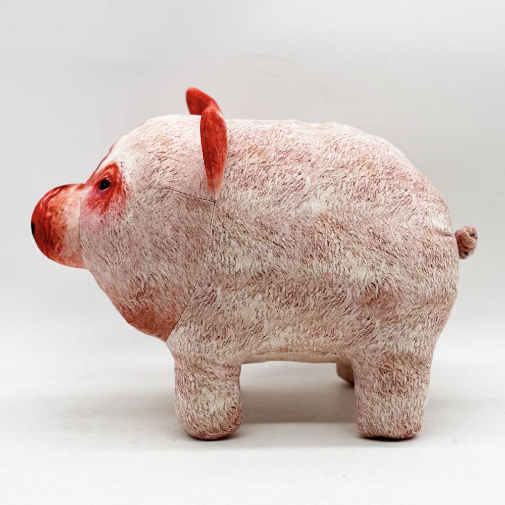 New Simulation Funny Origami Pig Fun Plush Comfortable Doll