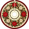 Large Size Christmas Tree Mat Round Xmas Tree Foot Cover Snowman Christmas Tree Skirts  Indoor