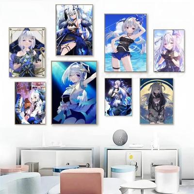 Amane Kanata Hololive Vtuber Anime Poster  Waterproof Art Print for Coffee House Bar Room Wall Decor  Pc Premium Quality