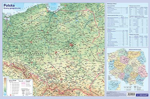 Base Map of Poland Physical