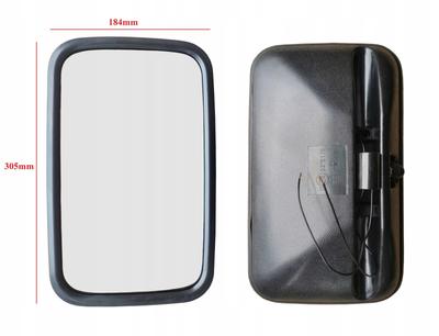 Mirror 300x180mm for 16-18mm Tube Heated 24V - ZL01-50-002H-24