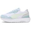 Cruise Rider Ruta de la Seda Cómodas Versátiles de Caña Baja Zapatillas de Estilo de Vida Zapatillas para Mujer Azul Blanco 398107-05