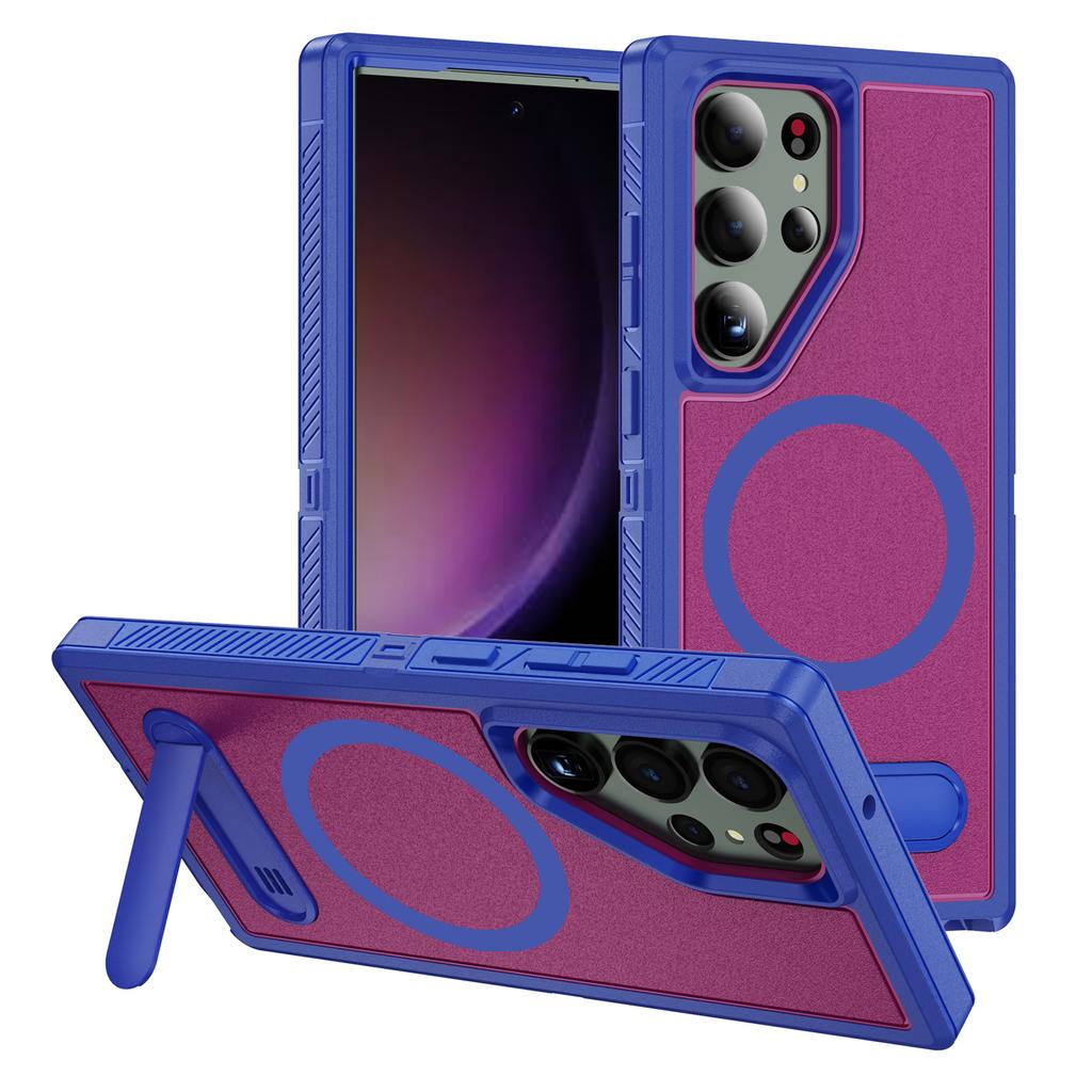 Suitable for Samsung S25 Ultra Guardian Stand Mobile Case S24 Ultra Magnetic S23 Ultra Protection Case