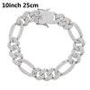 2023 Hip Hop Cuban Chain CZ Ice Out Bling Charm Anklet for Women Jewelry
