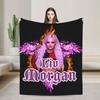 Warm Throw Blanket Travel Office Liv Morgan Blanket  Flannel Bedspread For Couch Chair Fashion Sofa Bed Cover
