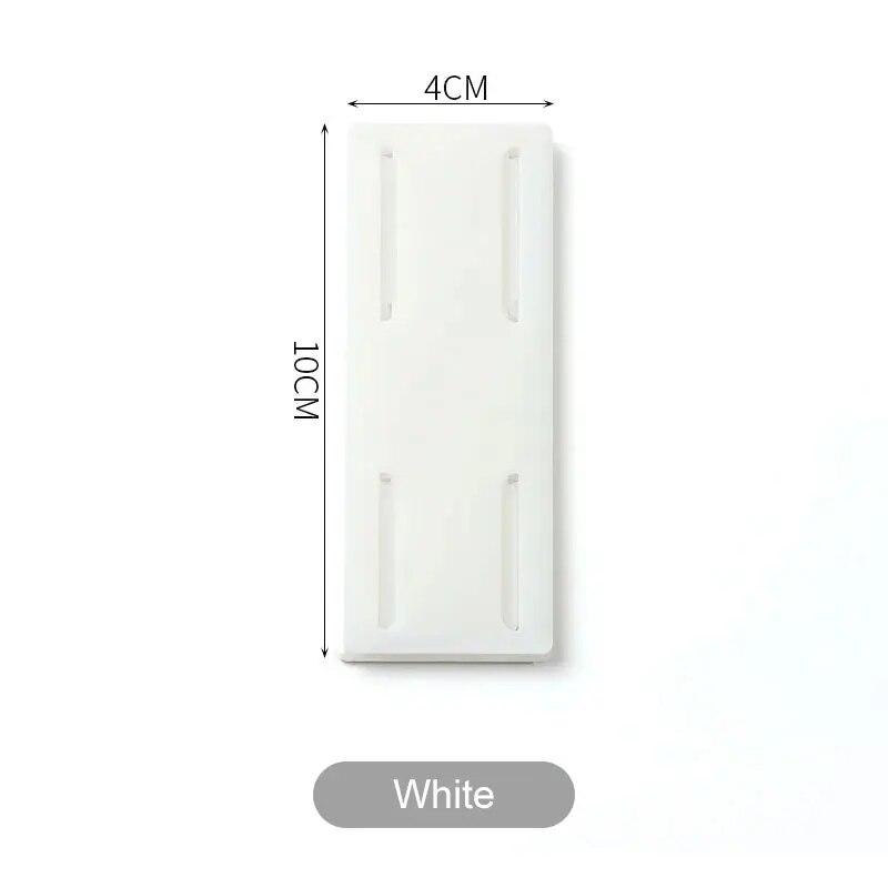 1Pc Wall-Mounted Plug Fixer Sticker Punch-free Home Self-Adhesive Socket Fixer Cable Wire Organizer Seamless Power Strip Holder