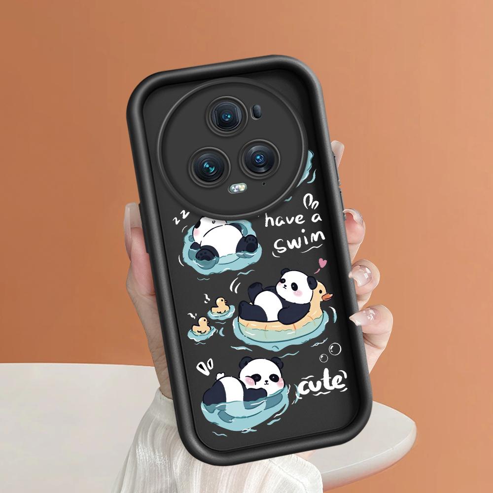 Soft Silicone Square Ladder Printing Pattern Phone Casing Full Cover Camera Shockproof Protection Rubber Case for Huawei Honor