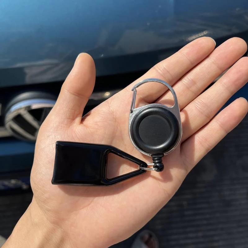 Silicone LighterRetractable Keychain Protective Sleeve Holder Leashes Safe Stash Clip Cover SmokingLighter Case Cover Accessory