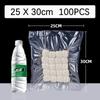 100pcs/Lot Kitchen Vacuum Sealer Bag Transparent Food Packaging Bag Fresh-Keeping Food for Food Saver Seal Storage Meal