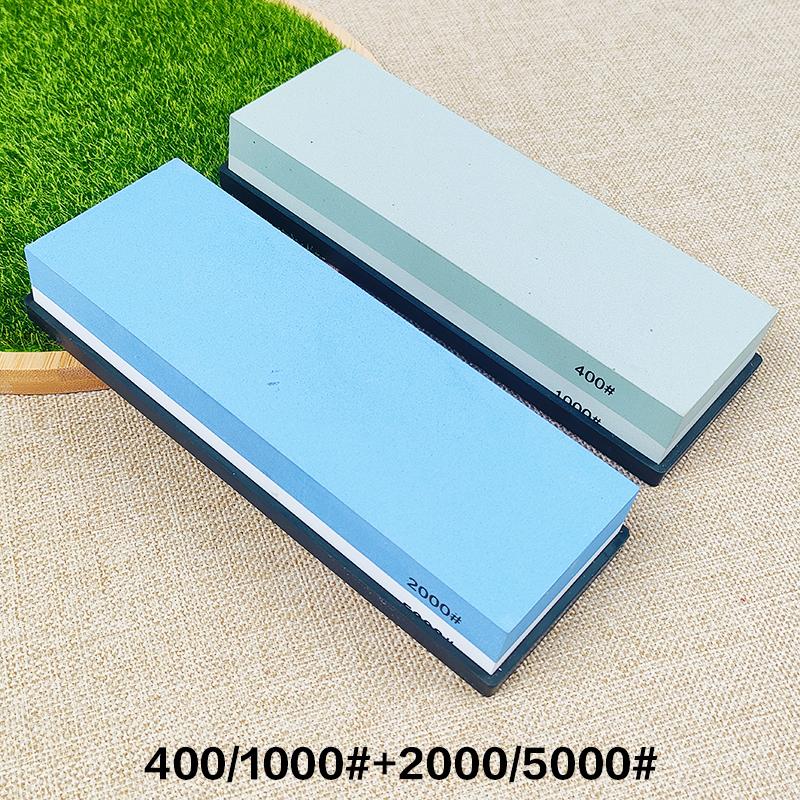 Piatră de ascuțit Ascuțitor de cuțite Piatră de ascuțit profesională Set cu două laturi Dispozitiv de șlefuit Piatră umedă de apă Accesorii pentru bucătărie Instrumente