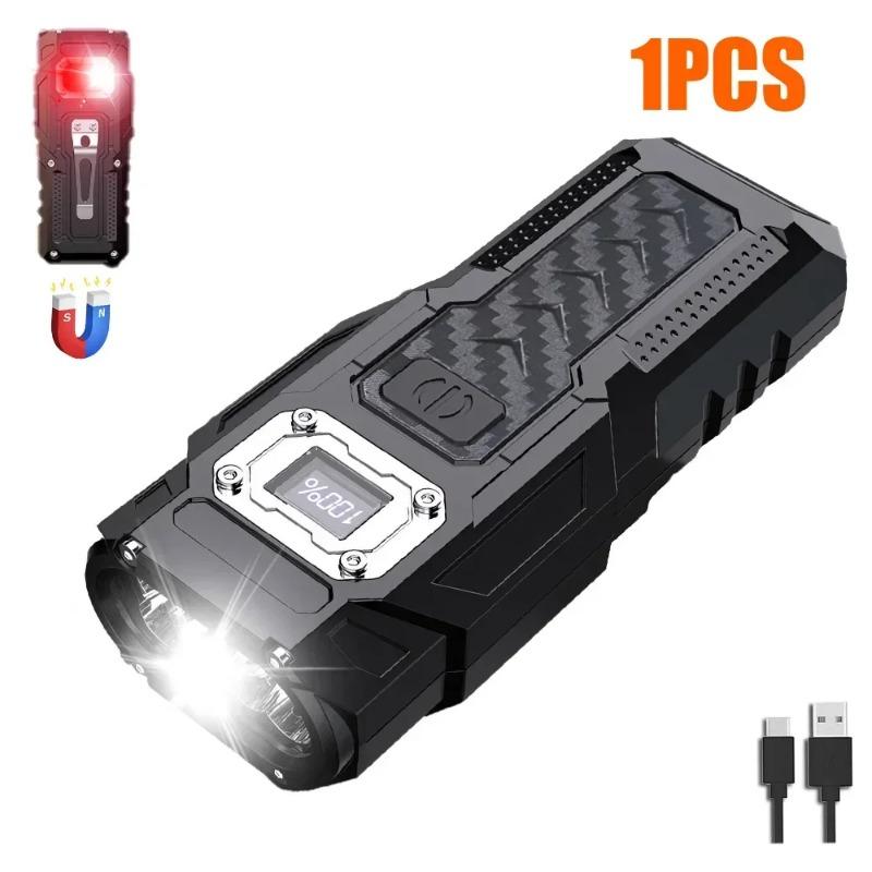 

XIWANGFIRE BK08 Сверхъяркий 8 светодиодный фонарик с магнитным хвостовиком, COB боковой подсветкой, мощный, высокая мощность, для кемпинга, аварийный, поисковый 1PC