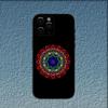 Indian Floral Henna Mandala Phone Case For iPhone 16,15,14,13,12,11,Pro,X,XS,Max,XR,Plus,Mini Soft Black Cover