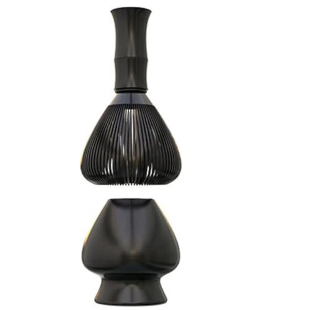 New Resin Matcha Whisk With Whisk Holder Smooth Resin Whisk Reusable Portable Green Tea Powder Whisk Tea Set Accessories