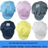 Unisex Blue/White Anti-static Cap with Sun Visor and Ventilated Mesh for Dustproof Protection In Cleanrooms or Workshops