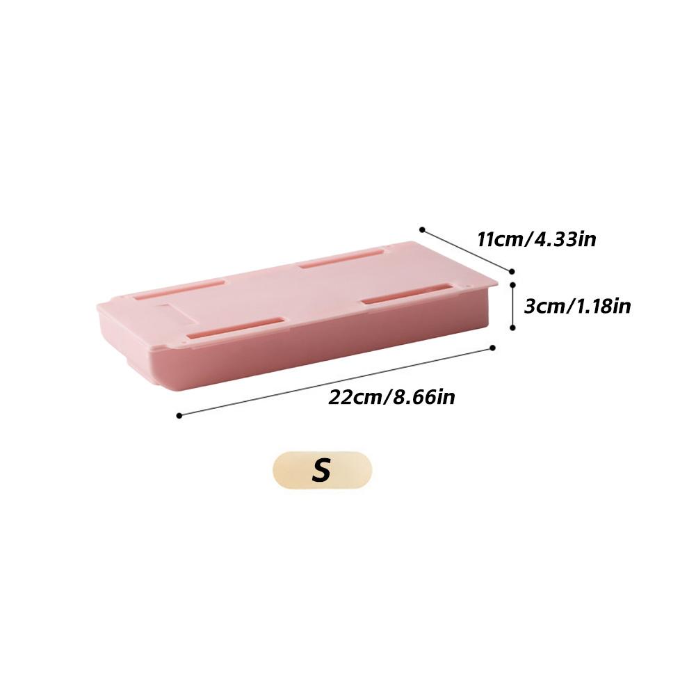 Samolepicí zásuvka pod stůl Skrytý úložný box Úspora místa Víceúčelový organizér na psací potřeby pro psací potřeby/kancelářské potřeby