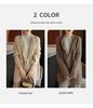 Women's V-neck Long Sleeve Wool Knit Cardigan - Autumn/Winter Tassel Style