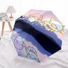 1pc Little Twin Stars Outdoor Umbrella - Automatic Opening/Closing, Foldable Design, Iron Frame, Festival Gift for Fans, Travel & Daily Use.R029